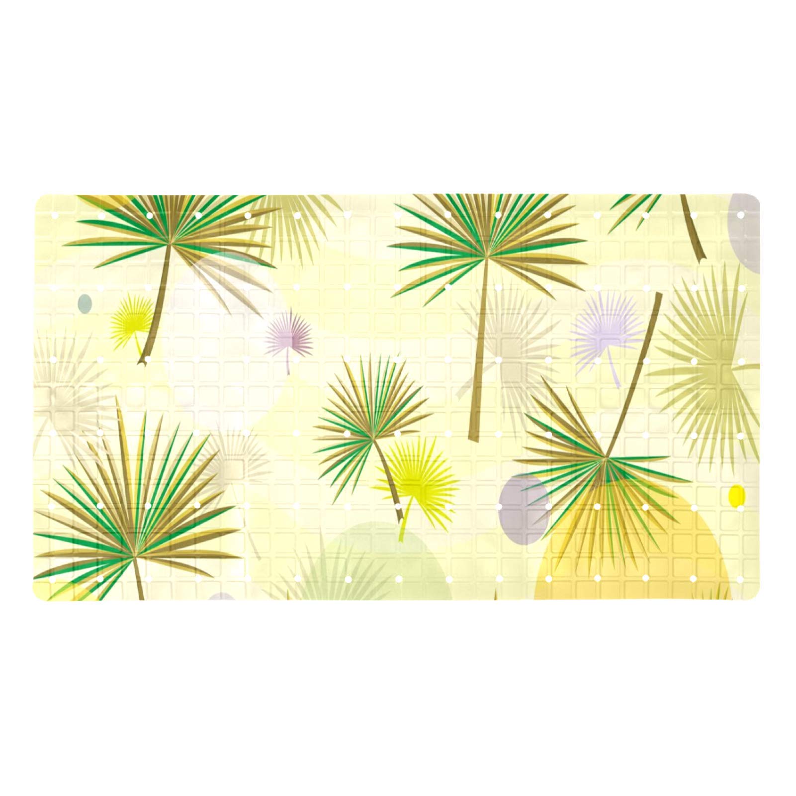 Tapis de bain antidérapant Palmetto pour éviter les chutes sous la douche
