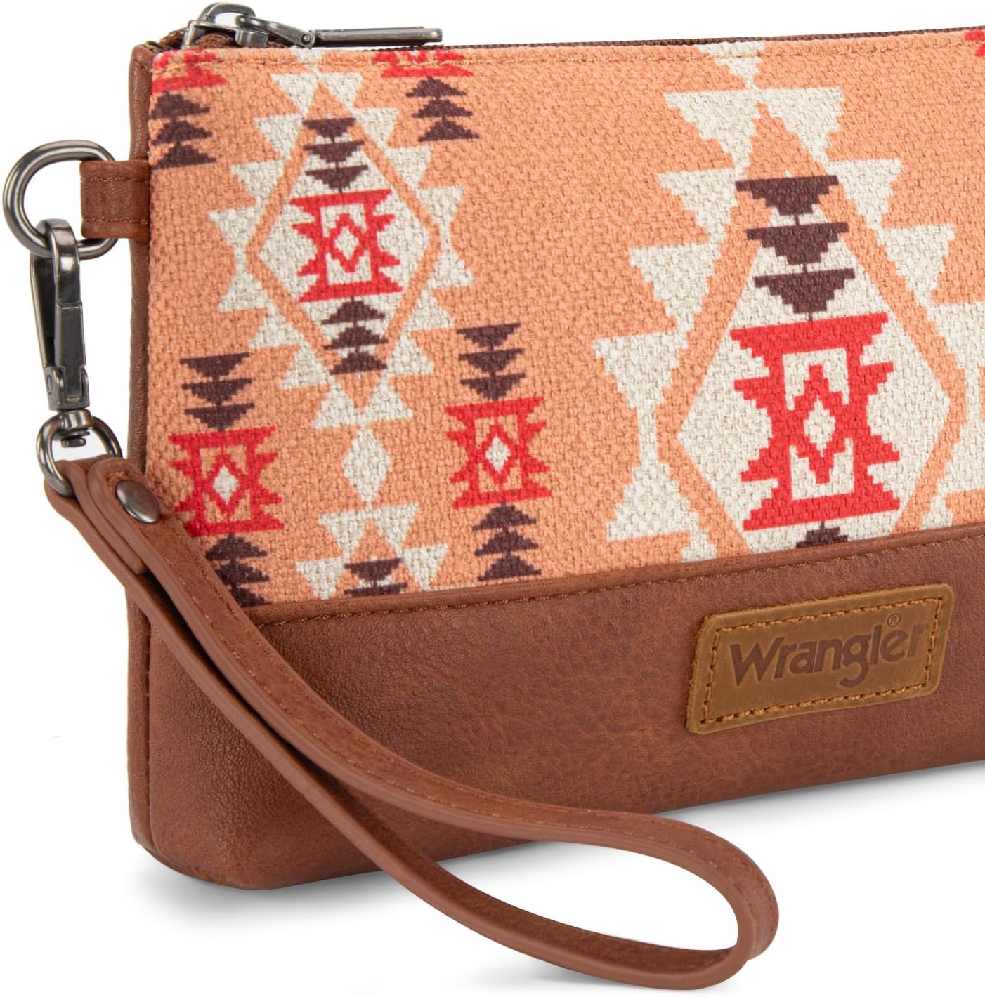 Wrangler Wristlet Wallet for Women Large Boho Clutch Purse Western Wallet Handbags for Travel,Gift - Image 7