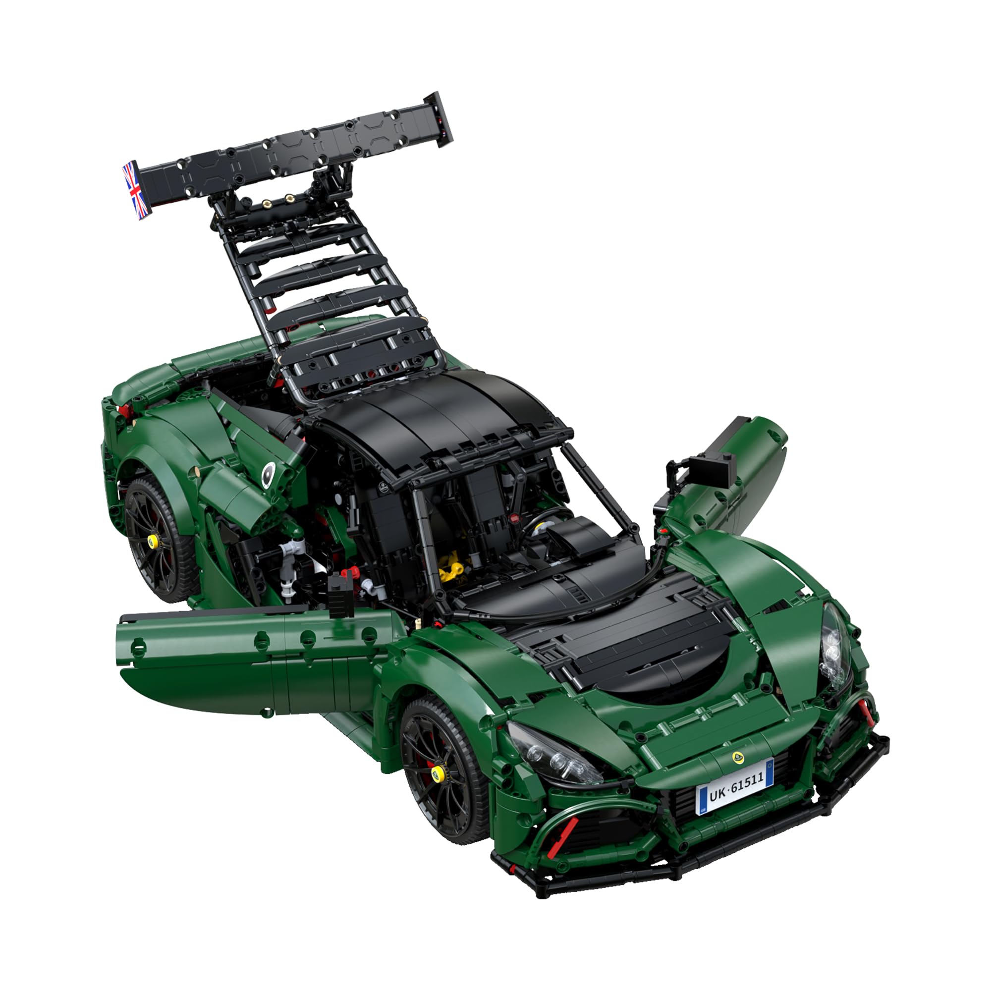 CaDA C61511W Lotus Exige Cup 430 Building Block Set con licenza ufficiale Modello di auto super sportiva con collaborazione MOC 3730PCS Kit di auto da corsa da collezione per adulti appassionati