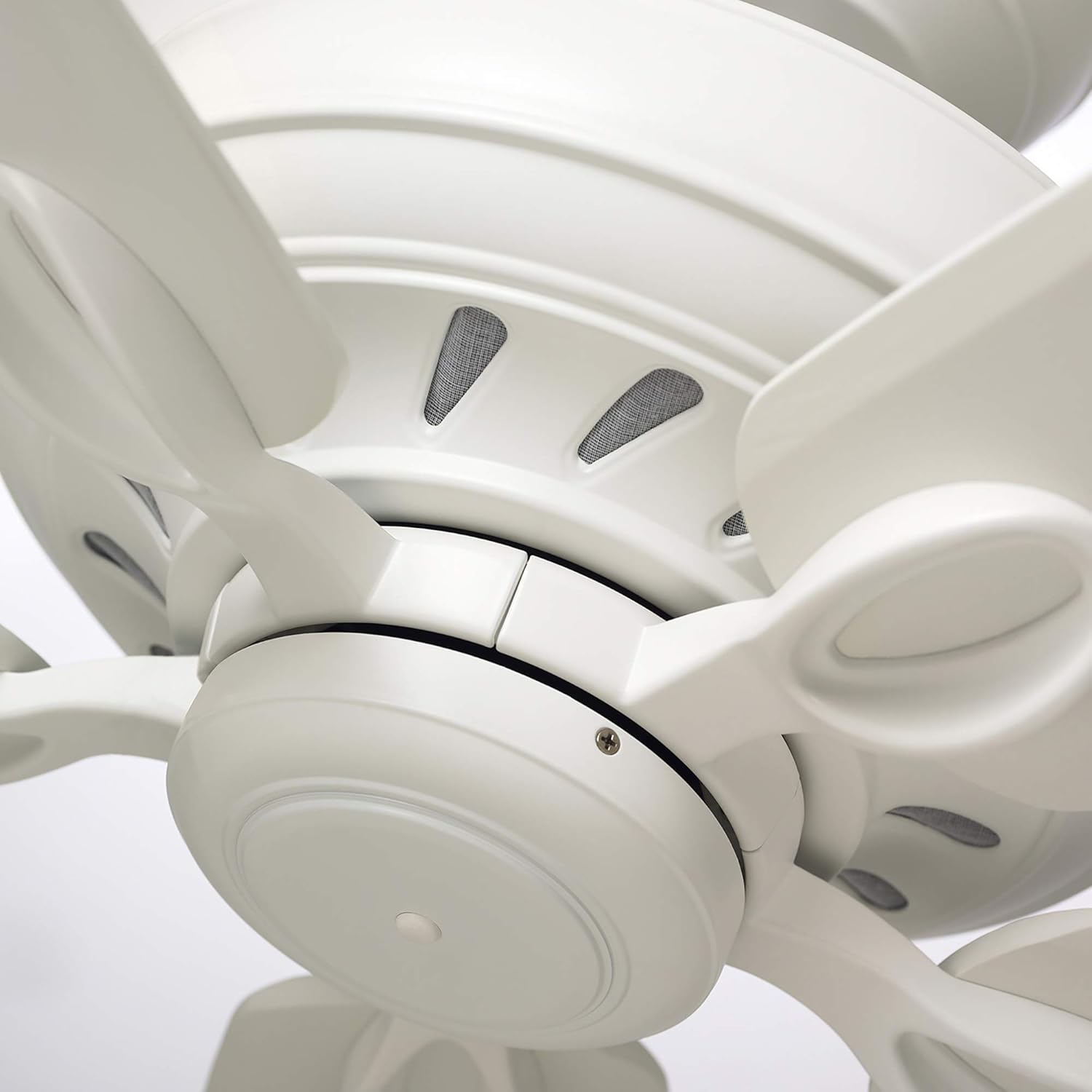 Flаѕh Sаlе Buу 1 gеt 1 Luminance kathy ireland Home Penbrooke Eco Ceiling Fan with Premium Motor | Energy Star Fixture for Home Improvement with 6-Speed Wall Control | Blades Sold Separately, Satin White