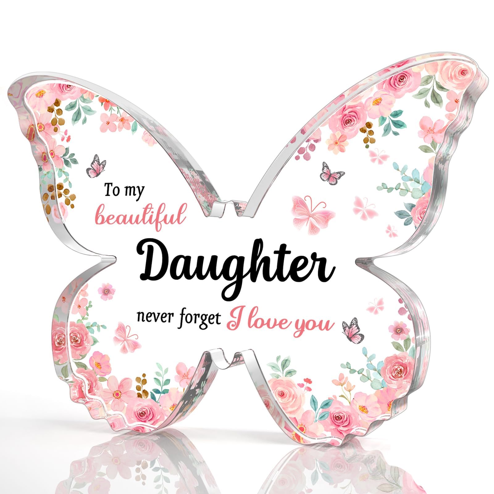 Yeesun Acrylic Butterfly Engraved Plaque (Daughter1)