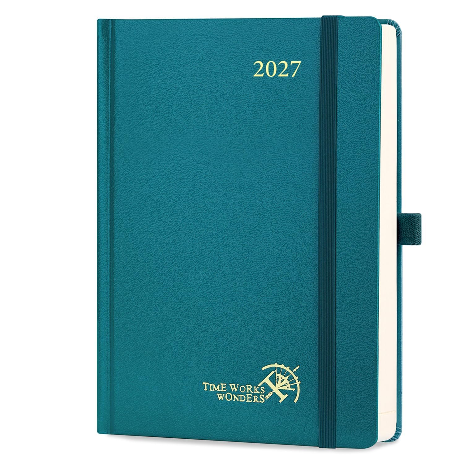 POPRUN Day per Page Diary 2027 A5 Hardback Day to Page Daily Planner โ image 1