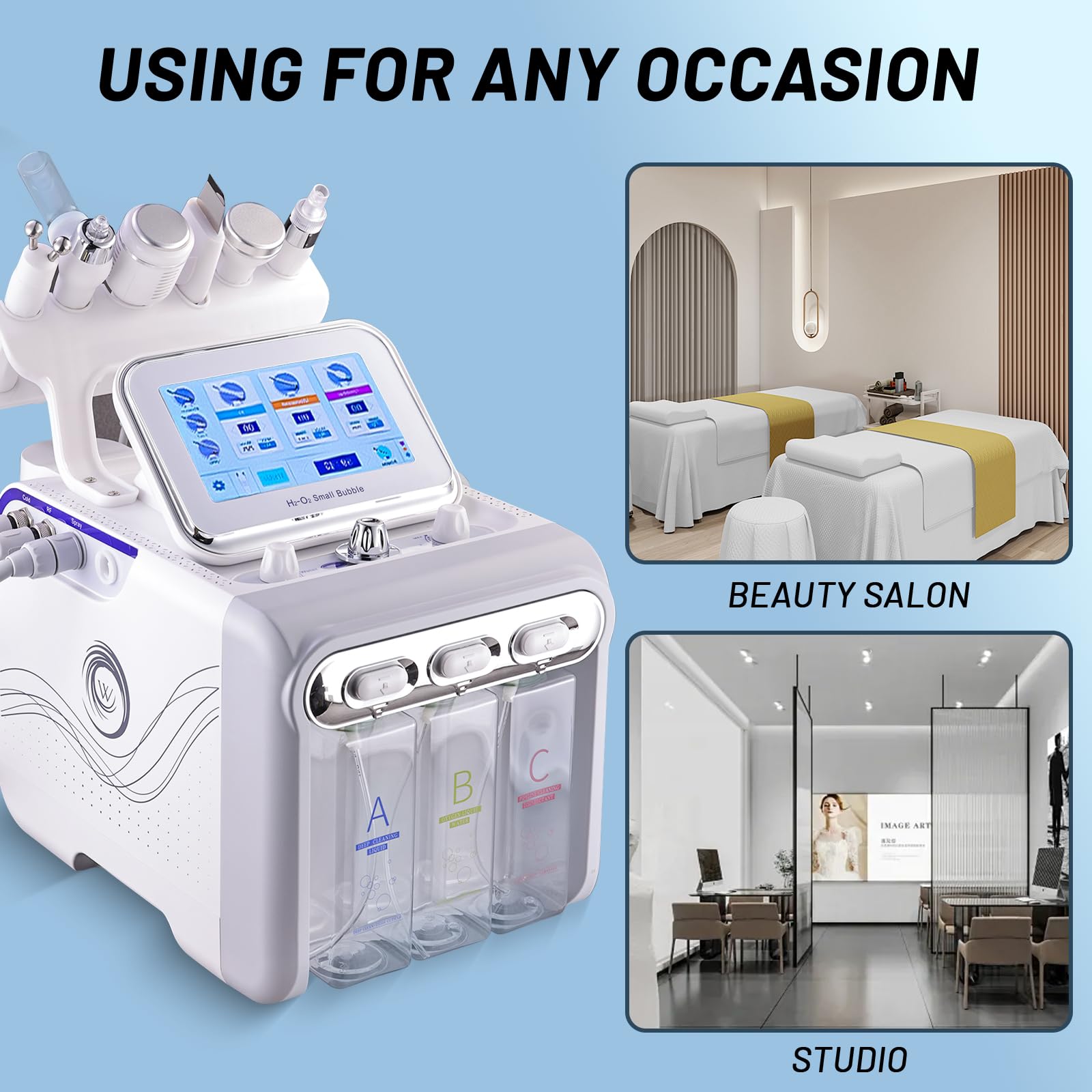 Amazon.com: 7 in 1 Hydrogen Oxygen Facial Beauty Skin Machine