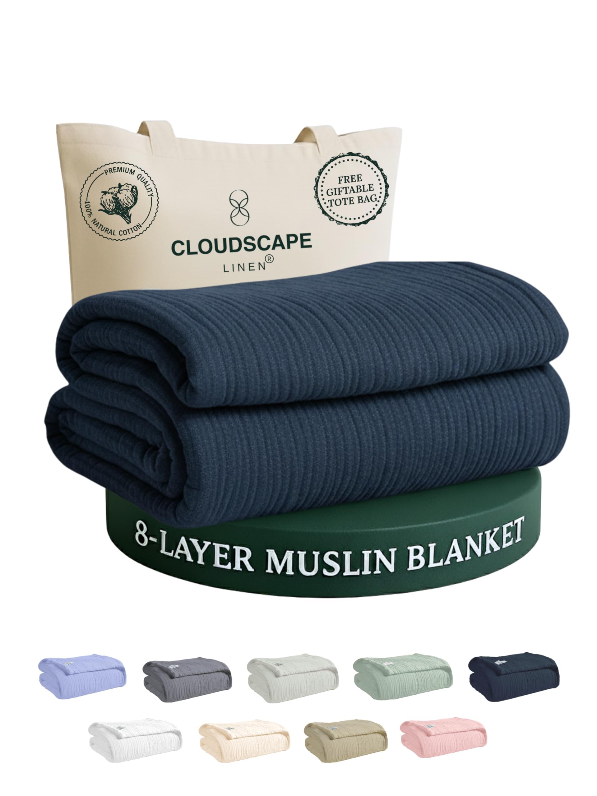 Cloudscape 8 Layer Muslin Blanket