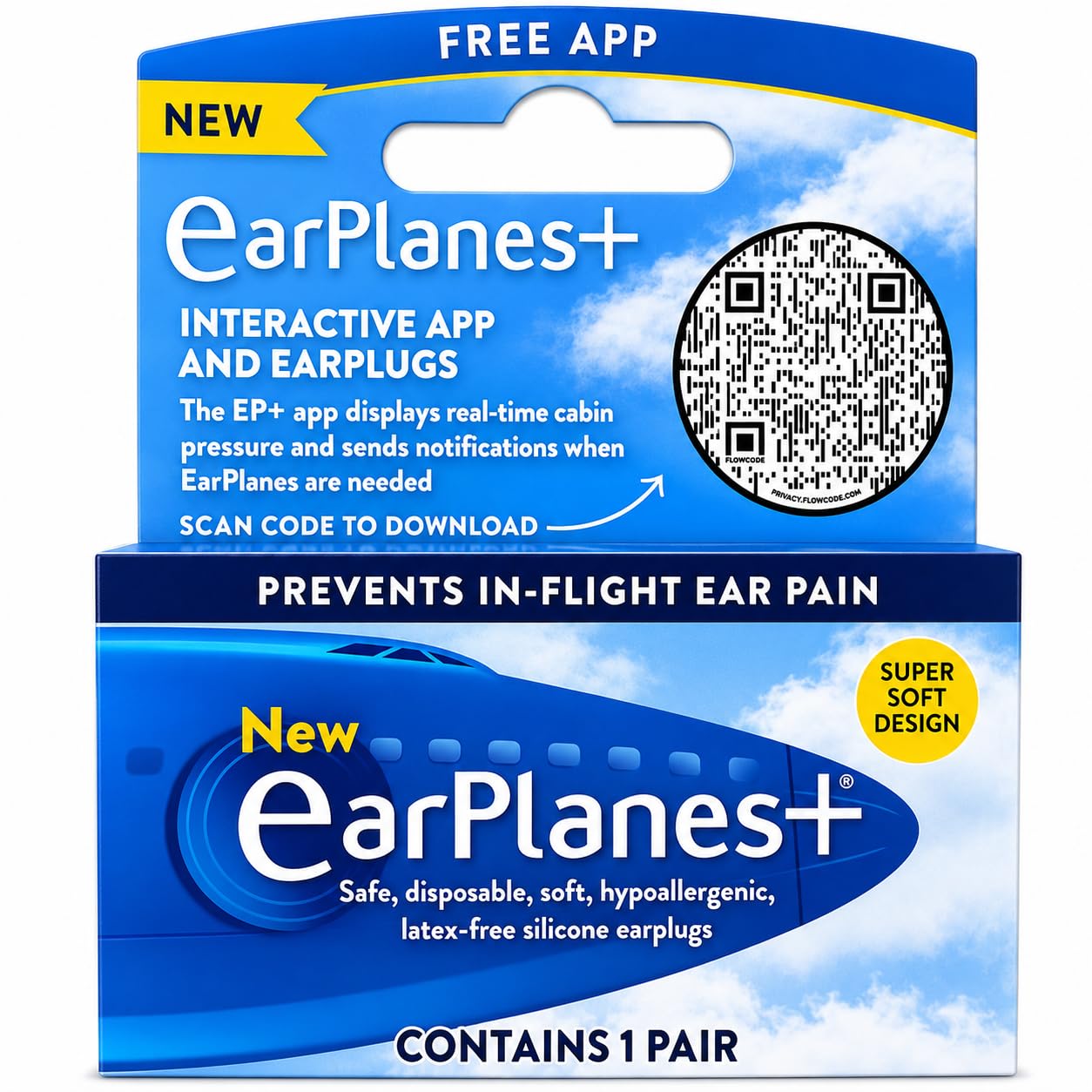 Flight Ear Plugs for Airplane Pressure Relief & Noise Reduction (20dB) | Reusable Soft Silicone Earplugs for Adults | Comfortable Fit for Flying, Travel, Sleep & Ear Pain Protection (1 Pair)-image-34