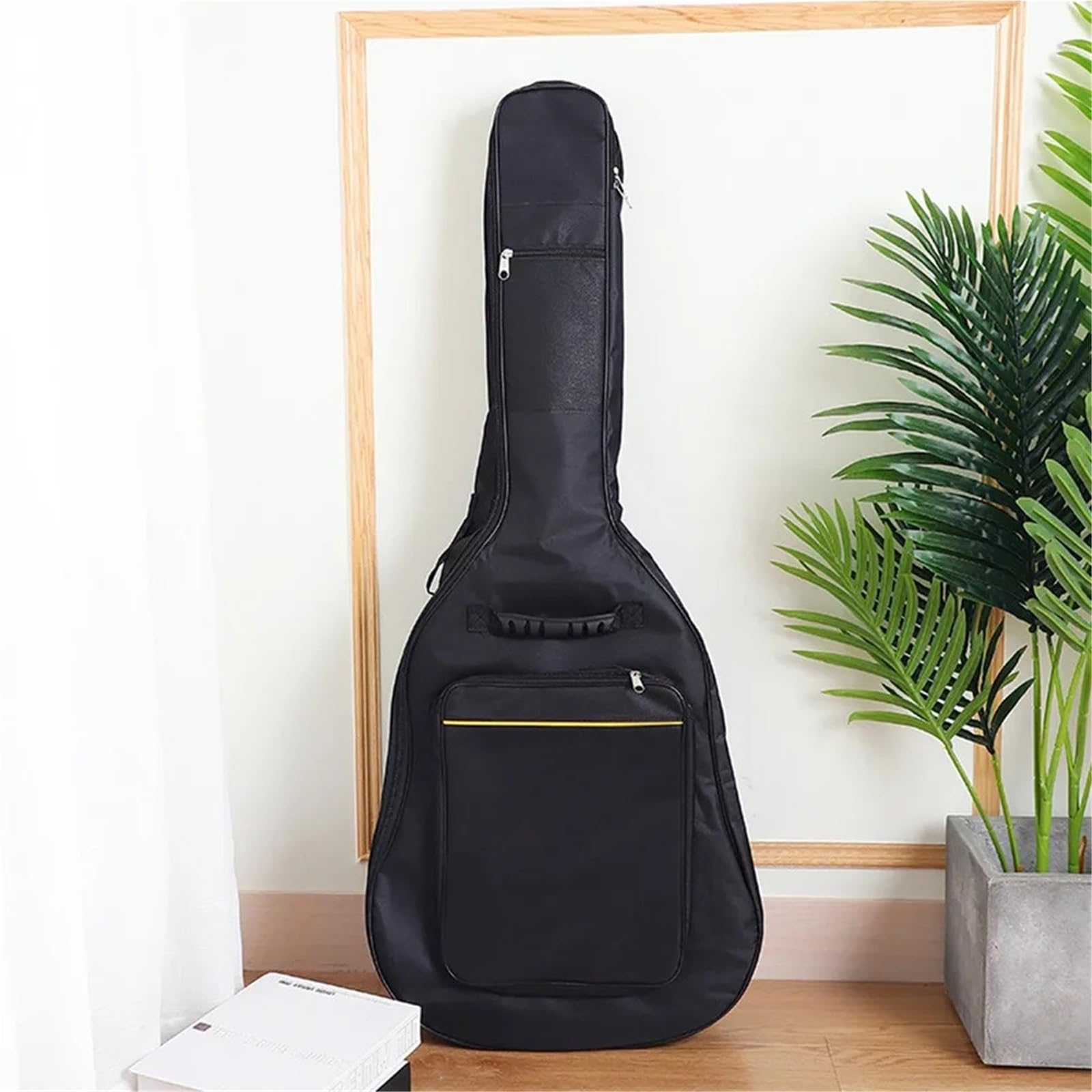 Gitarrentasche 41-Zoll-Gitarrentasche-Rucksack, wasserdichte Taschen, Ripstop-Oxford-Nylon, doppelter Gurt, gepolsterter Gitarrenkoffer, Gitarren-Rucksäcke
