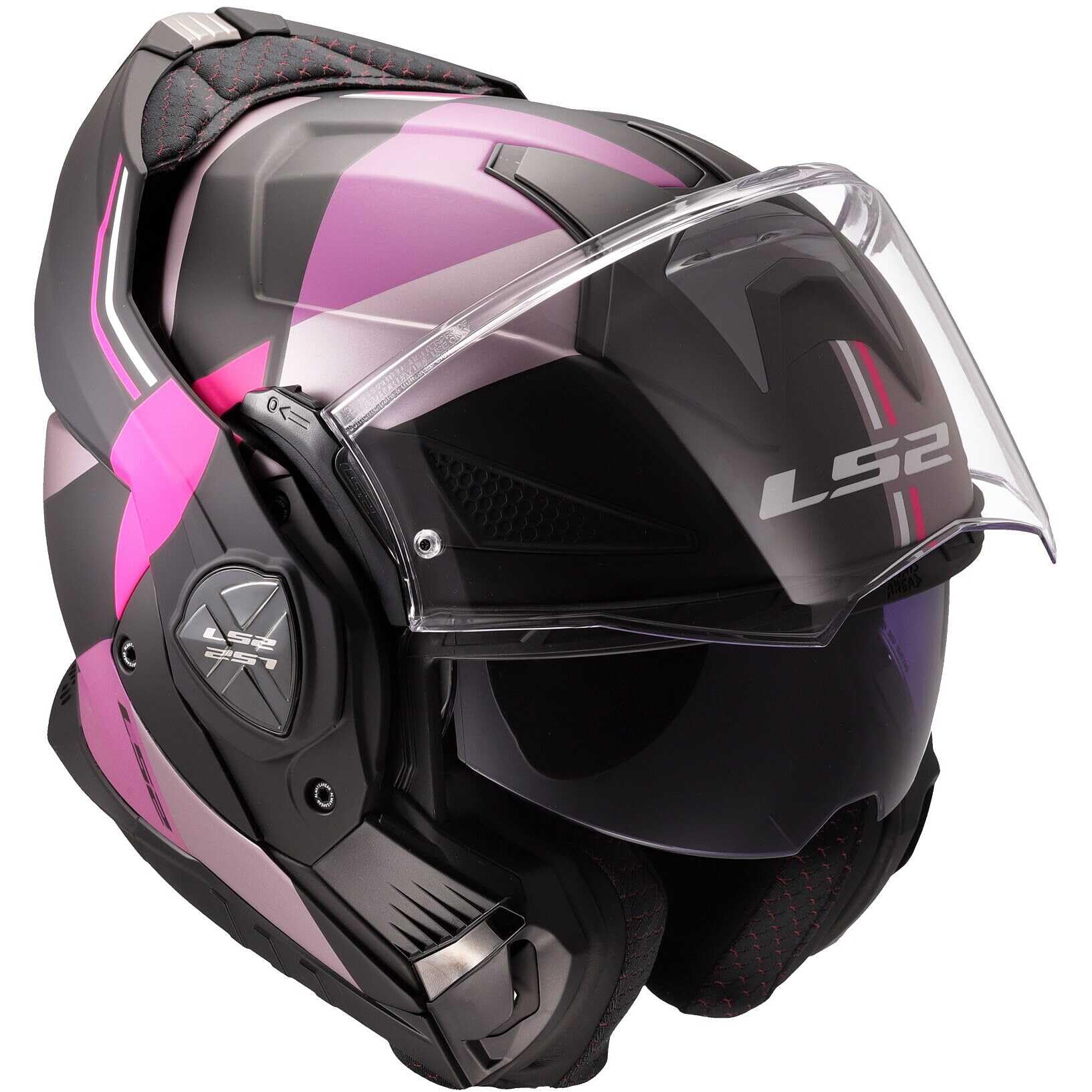 LS2, Casco Moto Modulare ADVANT X ULTRA Matt Grey Purple, M