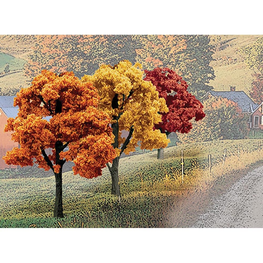 Arbres d'automne Woodland Scenics maquette paysage feuilles caduques décor miniature WS 1577