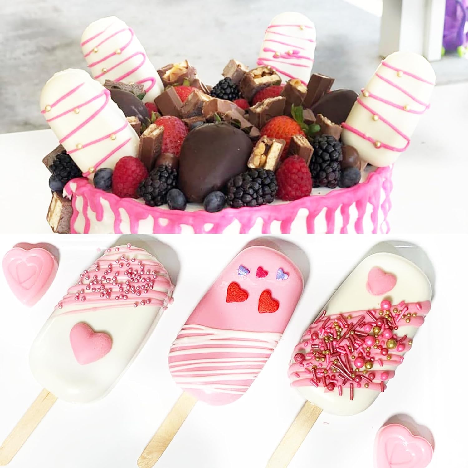 sicle s, 12 Cavities Silicone sicle s & Ice Cake