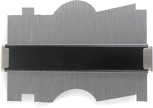 Miniatura 7 de Shinwa Rules - Medidor de perfil de contorno con pasadores de acero inoxidable (5.906 in6 pulgadas)