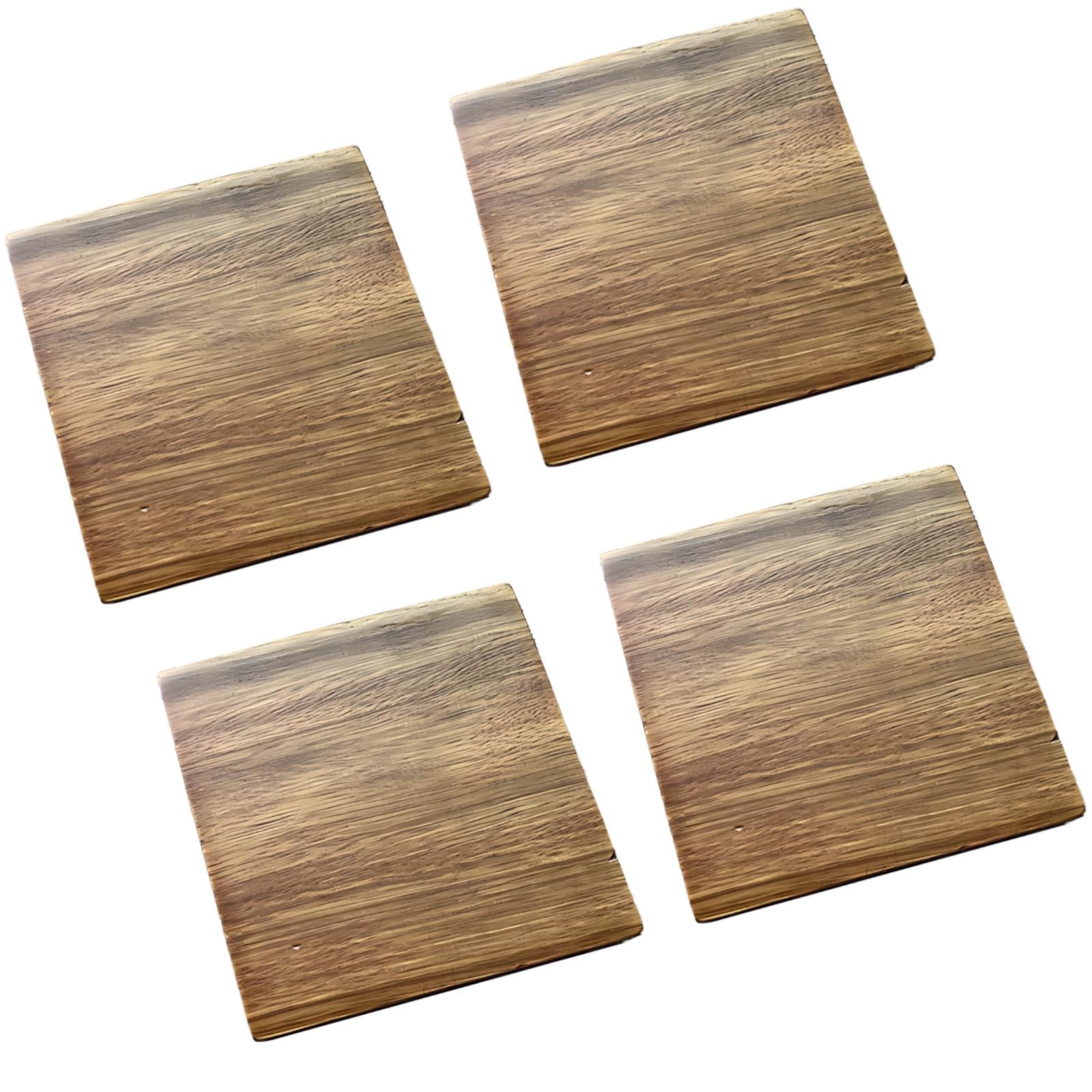 Dessous de verre noyer noir japonais bois 8,1x3,2 cm