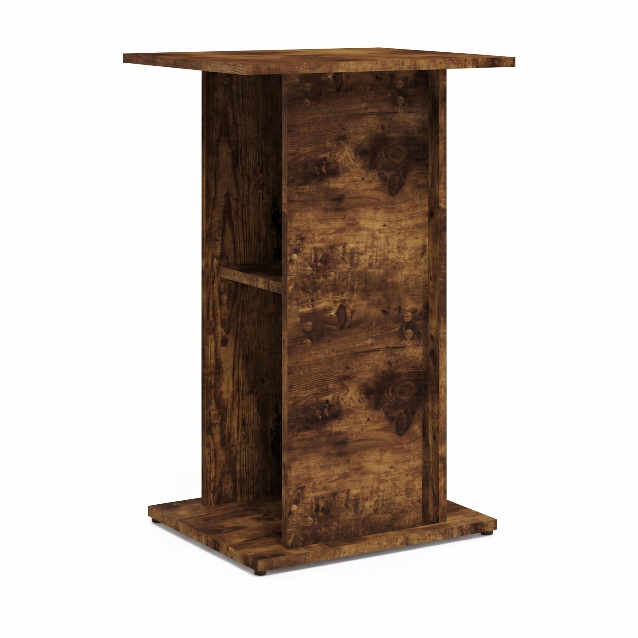 Aquarium Stand quarium Fish Tanks with Open Storage Shelf Modern Minimalist Engineered Wood Base for Living Room Bedroom Office (60.5 x 36 x 72.5 cm)
