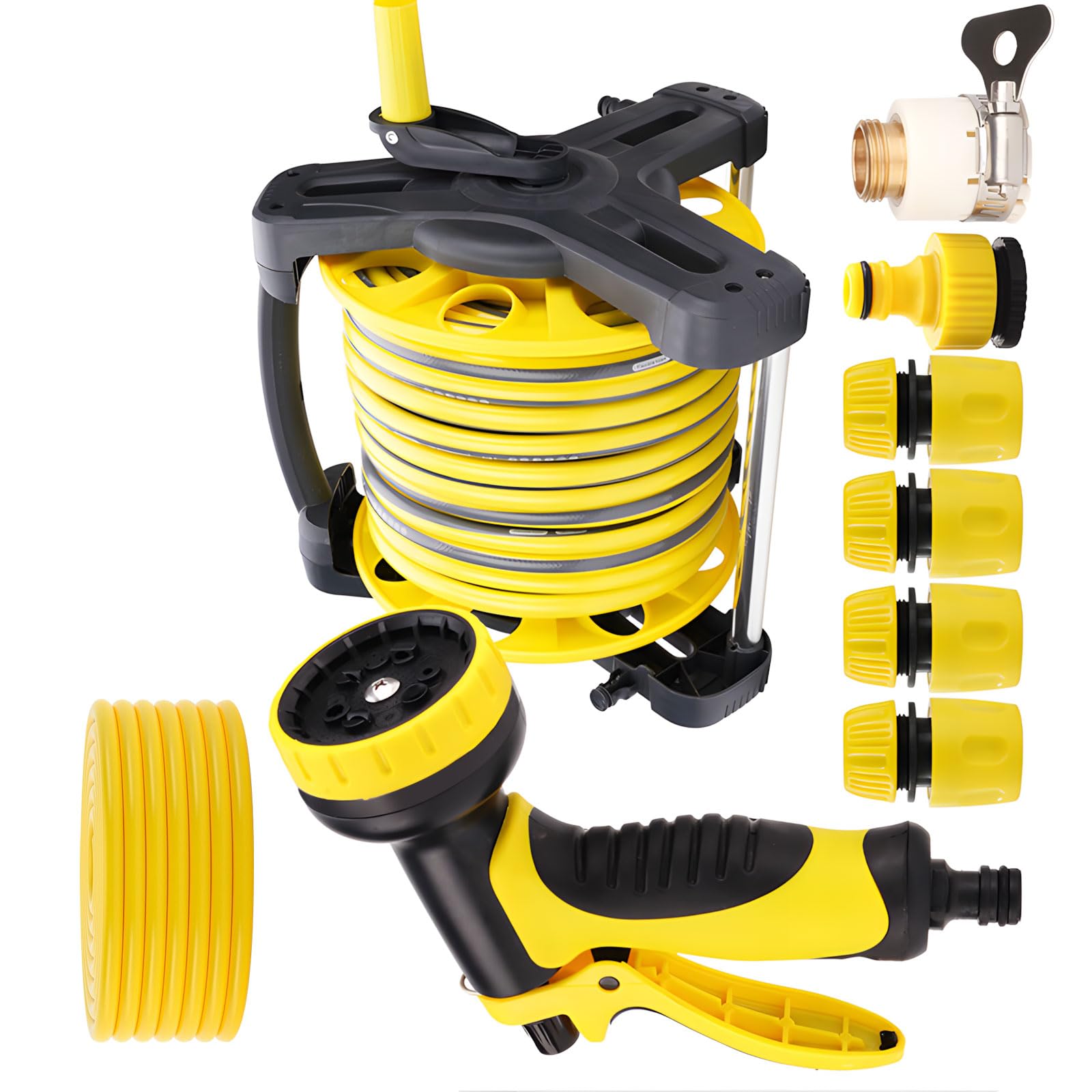 Tuyau de jardin en caoutchouc flexible noir pour système d'irrigation robuste
