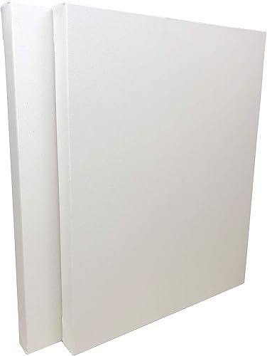 Miniatura 9 de 18 x 24 pulgadas, paquete de 4 lienzos estirados para galería, 1.5 pulgadas de profundidad, calidad premium, adecuado para todos los medios de