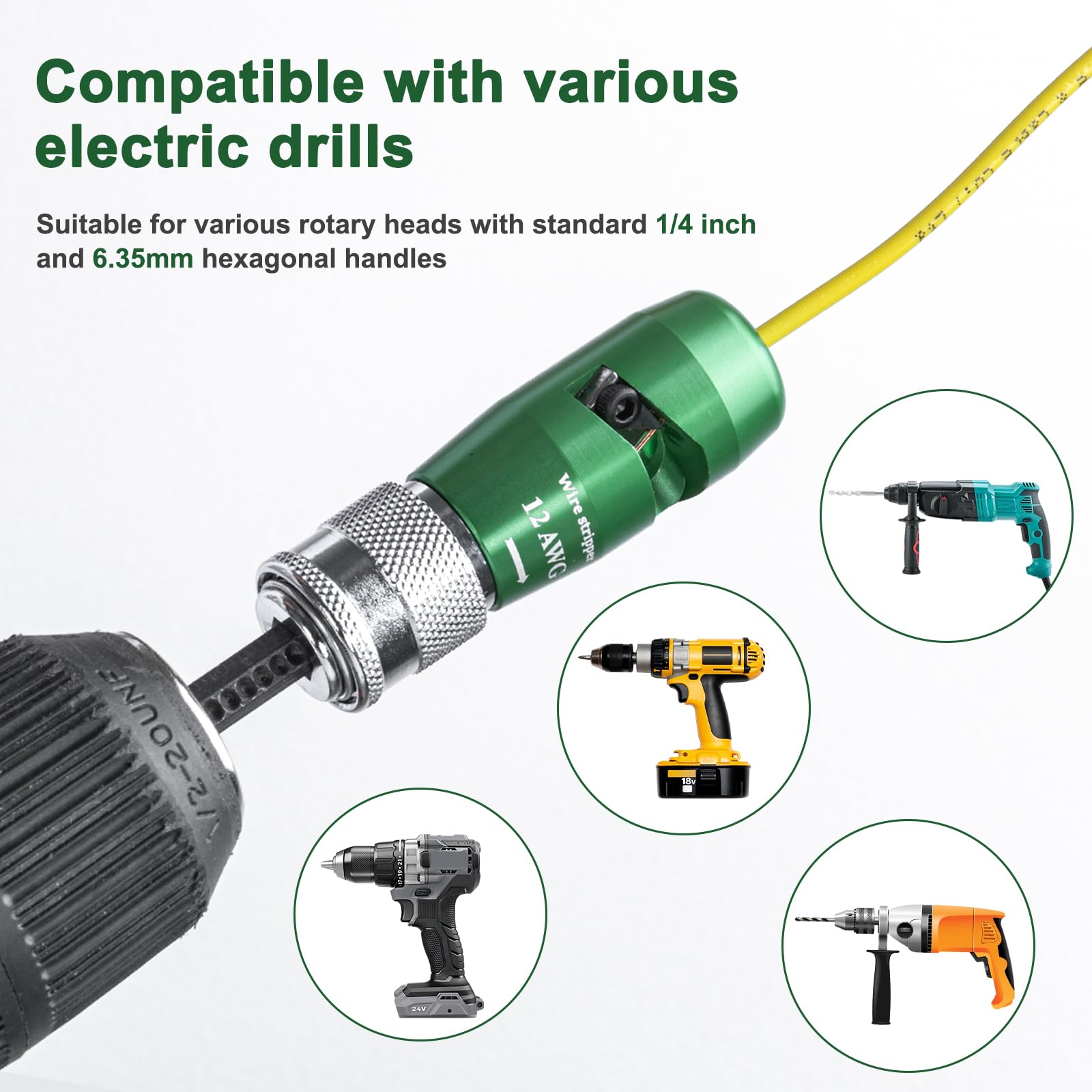 Pince à Dénuder Les Fils Pour Perceuse, Outils De , Calibre