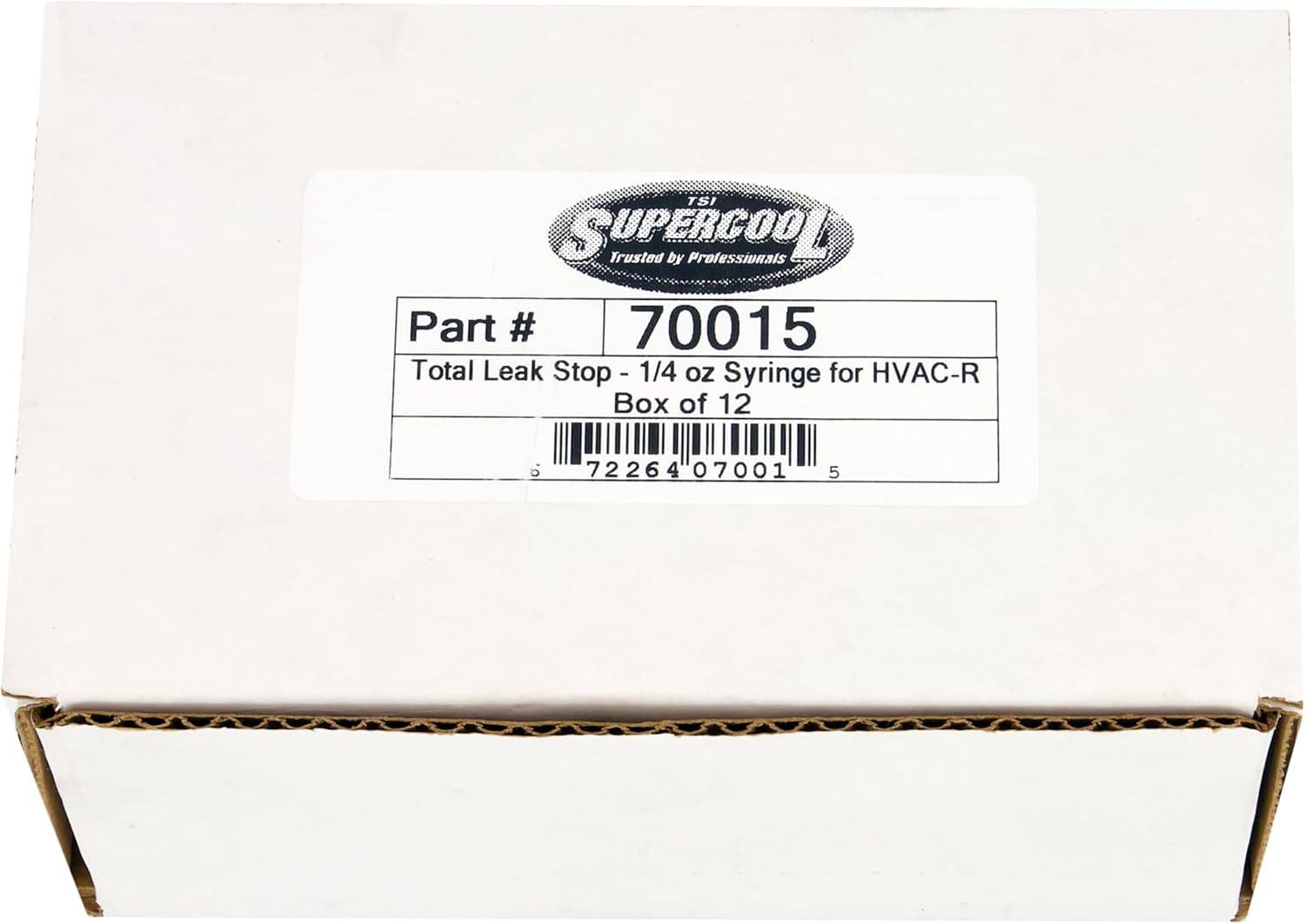 TSI Supercool Total Leak Stop - 1/4 oz Syringe for HVAC-R - 12 Pack in White Box