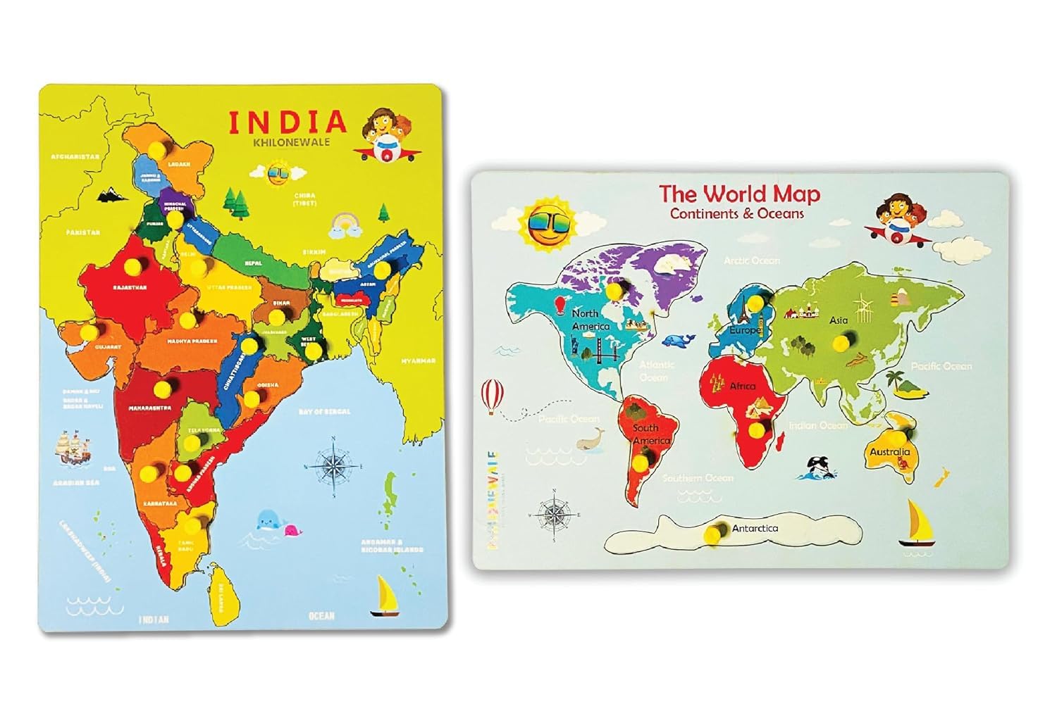 See full amazon price history chart for Khilonewale Map of India + World Continent Map Wooden Puzzle (16/7 Pieces) for Kids Age 3 & above Khilonewale Map of India + World Continent Map Wooden Puzzle (16/7 Pieces) for Kids Age 3 & above (B0D7VW5ZKS) Amazon Price History, Amazon Price Tracker