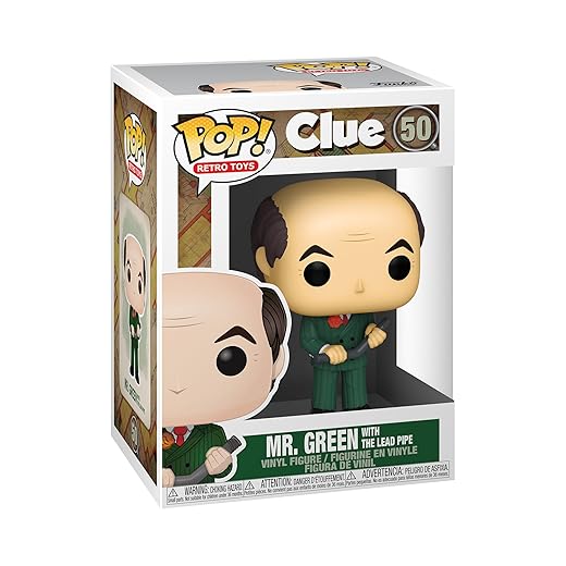 Funko Pop! Retro Toys: Clue - Mr. Green With Lead Pipe