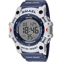 SMAEL 8123 Brand Men Outdoor Sports Watch Fashion Watch Multifunction Big Dial Electronic Wristwatch