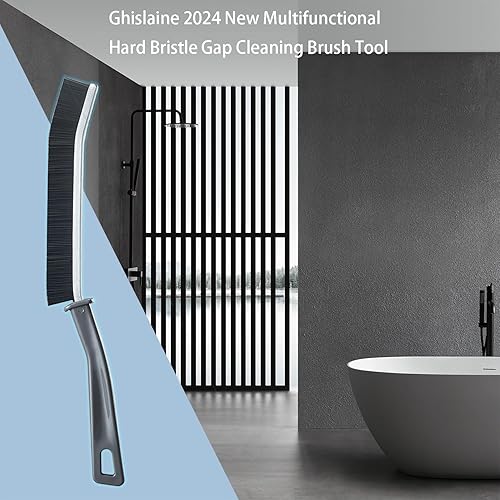 Miniatura 2 de Ghislaine Cepillo de limpieza de hendiduras de cerdas duras, cepillo de limpieza de huecos, herramienta multifuncional de limpieza de hendiduras