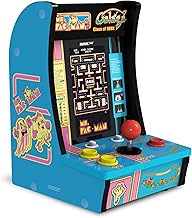 Arcade1Up Class of ‘81 Ms. PAC-Man/Galaga Countercade – 3 Classic Games, Retro Game Console for Home, Portable Console with 7-inch Screen, Table-top Video Game for Game Room
