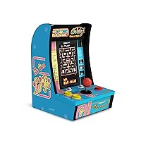 Vista 1 de Arcade1Up Class of ‘81 Ms. PAC-Man/Galaga Countercade – 3 Classic Games, Retro Game Console for Home, Portable Console with 7-inch Screen, Table-top