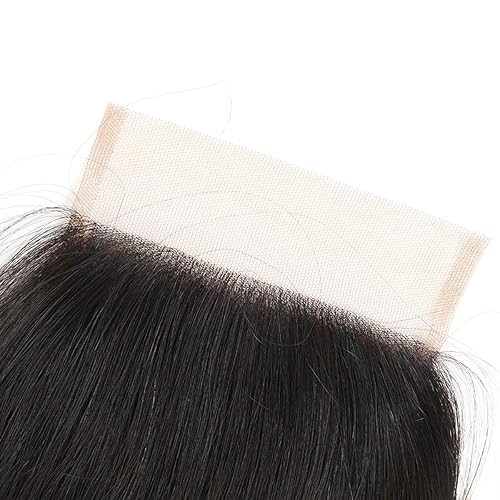Miniatura 4 de Cabello humano lacio con cierre de encaje 4x4, cierre de encaje HD de 8 pulgadas, cabello virgen brasileño sin procesar, cierre de parte libre,