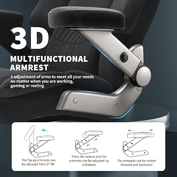 700lbs Big and Tall Office Chair, Large Heavy Duty Computer Desk Chair