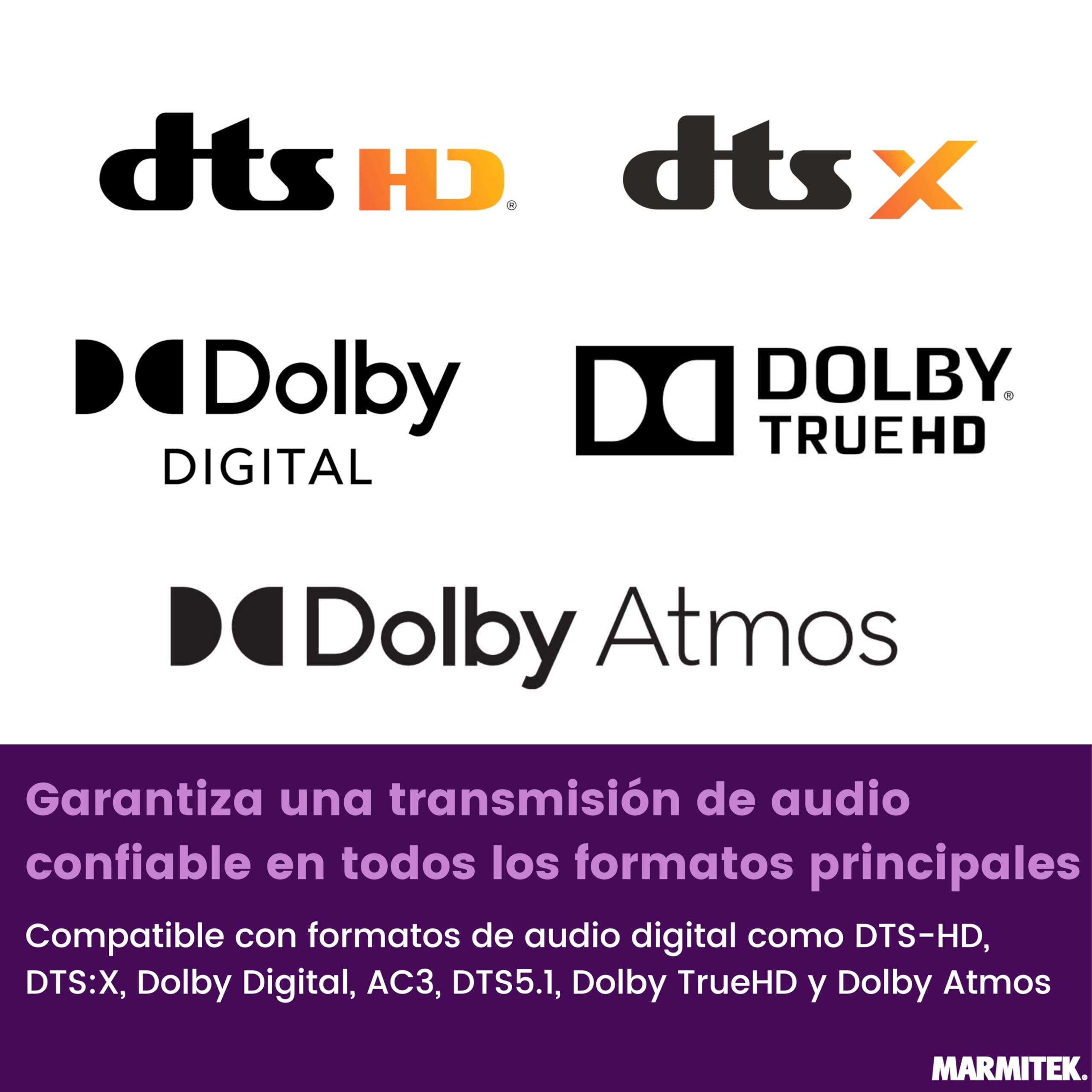 Marmitek Split 814 Pro - Splitter HDMI 8K60 4K120 1 Entrada 4 Salidas HDR | Distribuidor HDMI 2.1 con extractor audio, EDID, downscaler, HDR10+, Dolby Vision, 48 Gbps, HDCP 2.3, DTS-HD y metal