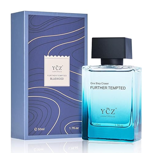 Ycz Perfume de sombra de madera Blues para hombres, Eau De Parfums aroma a madera de larga duración que mejora el encanto masculino, adecuado para