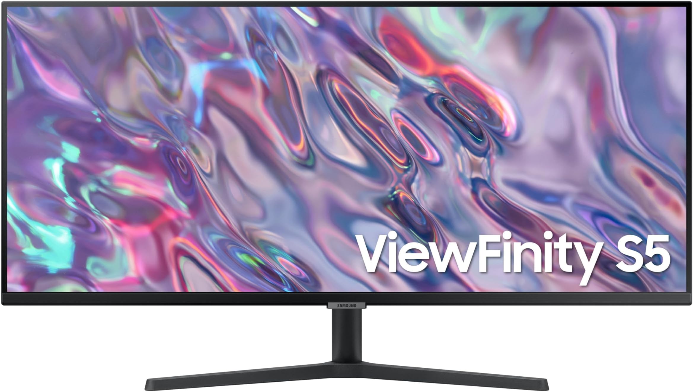 Samsung 34" ViewFinity S5 S50GC with Ultra WQHD resolution, Ultra-smooth experience with 100Hz refresh rate and Incredibly slim and stylish design with border-less screen - LS34C500GAMXUE