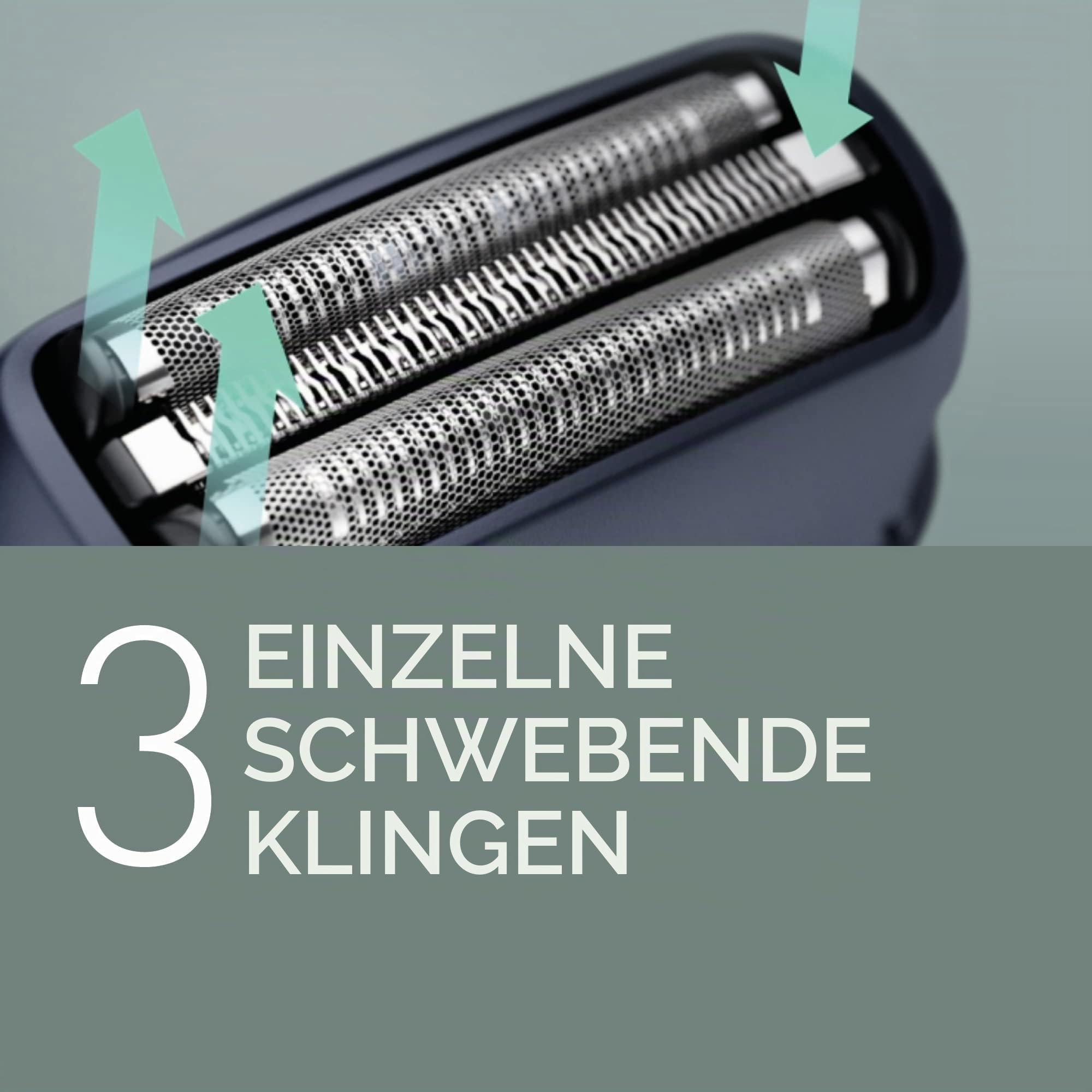 Panasonic MULTISHAPE modulares Körperpflege-System ER-CSF1, 3-Klingen-Scherkopf für Männer mit wiederaufladbarem Ni-MH-Akku