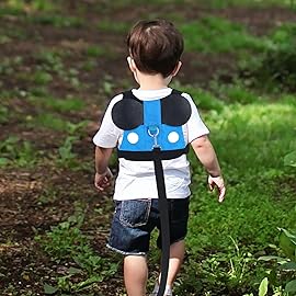 Accmor Toddler Leash Harness, Safty Harness Baby Leash Child Anti Lost Wrist Link, Cute Kids Harness with Walking Assistant Strap Belt Tether for 1-5 Years Boys/Girls to Zoo or Mall