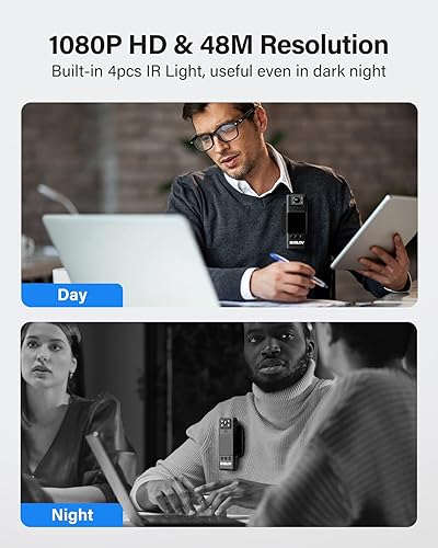 Miniatura 5 de BOBLOV Clips magnéticos para cámara desgastada por el cuerpo, solo para videocámara A23, dos piezas de clips