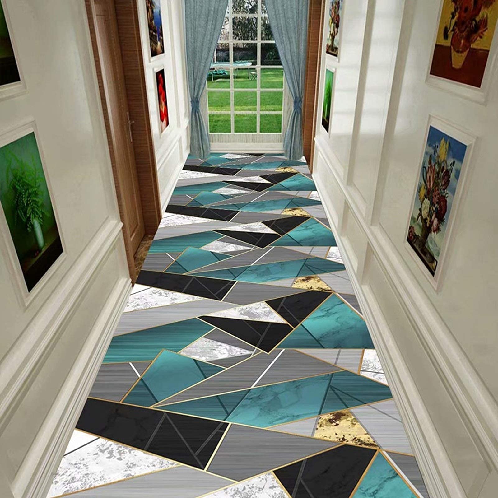 Tapis de couloir pour escalier de couloir de cuisine moderne