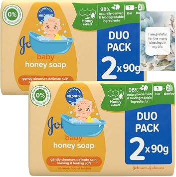 Soap Hamper Bundle With Baby Honey Soap 2x 90g Duo Pack 2 Pack   By Oerich Gift