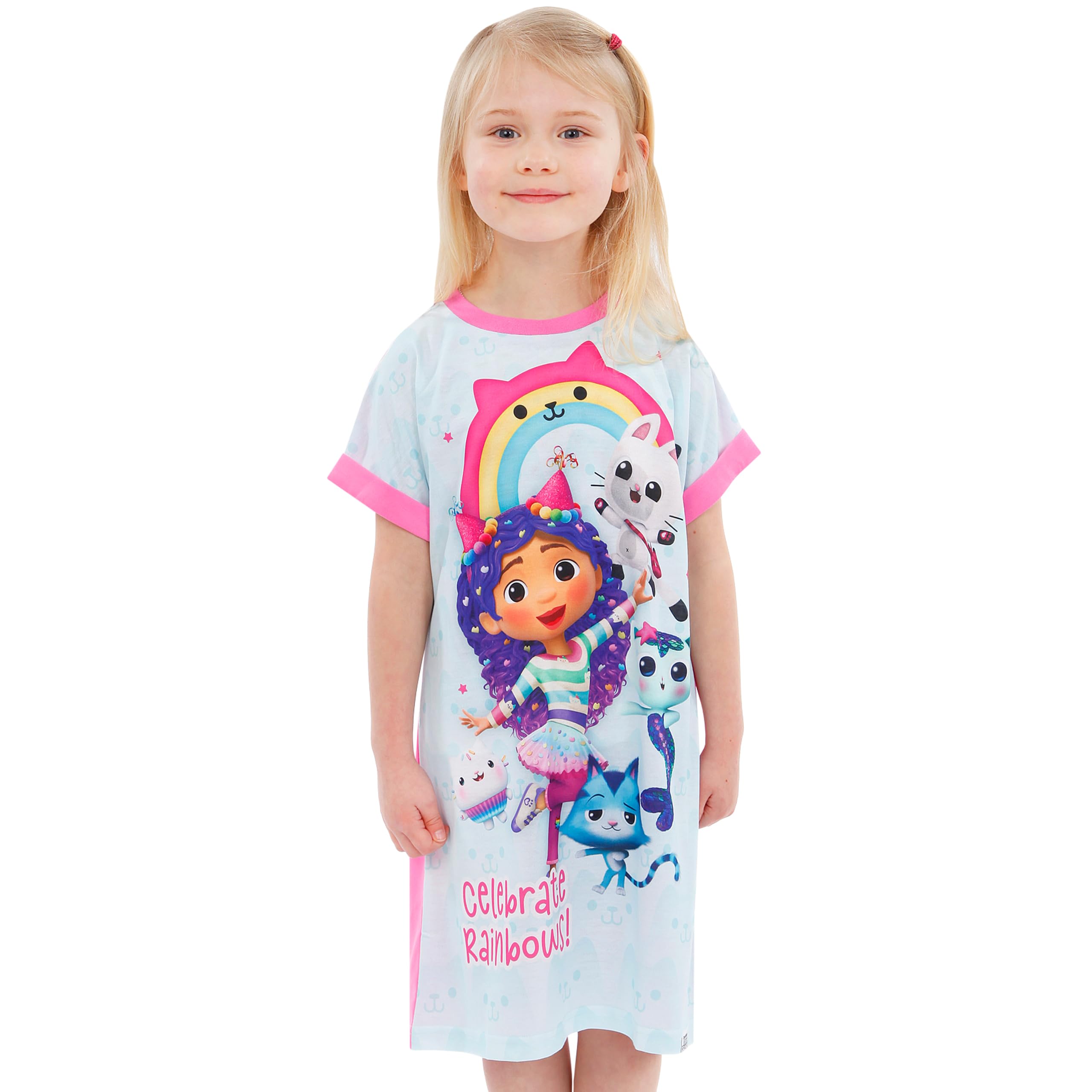 DreamWorks Gabby Et La Maison Magique Chemise De Nuit | Gabby Chat Chemises De Nuit Fille | Robe De Nuit pour D'Ete