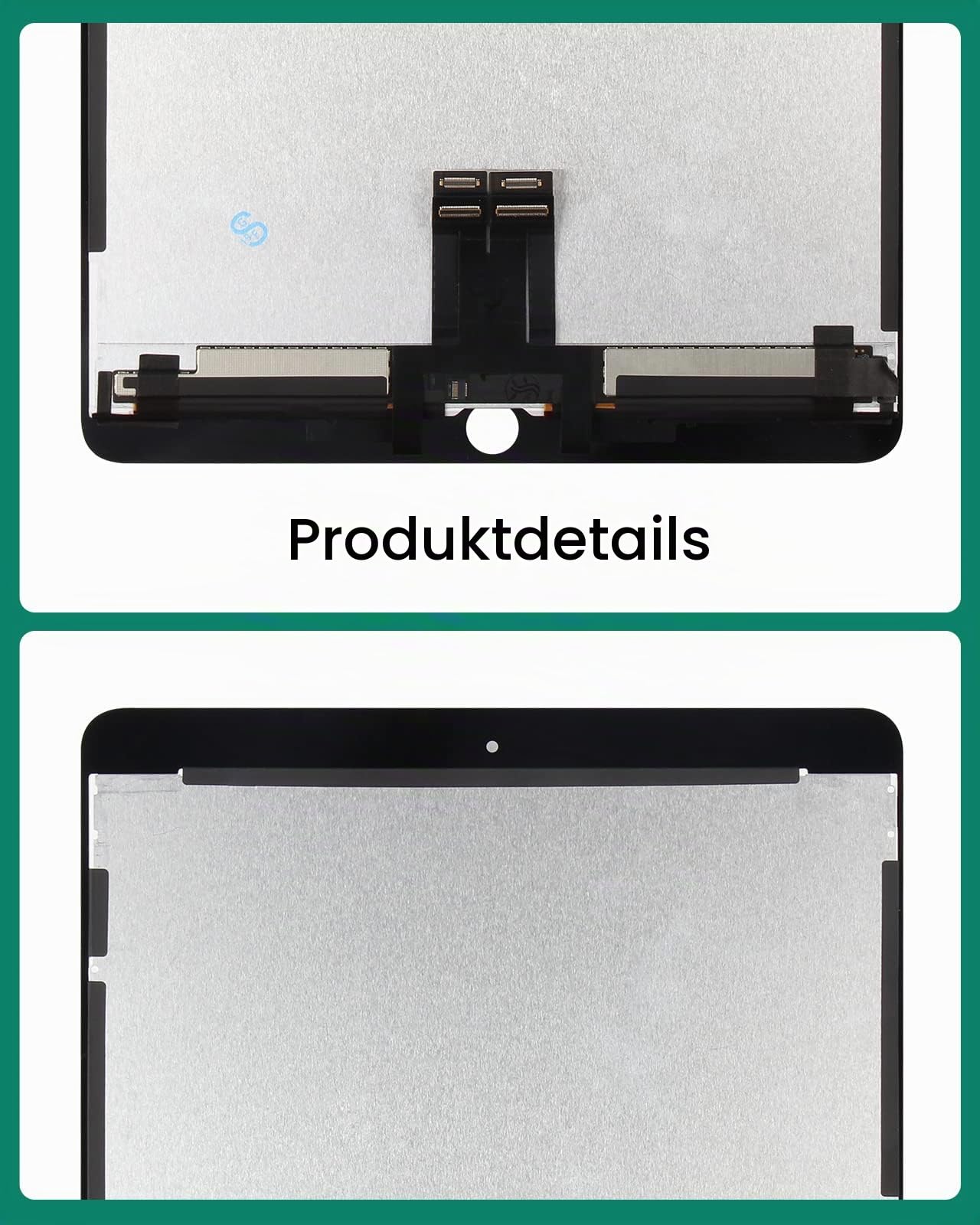 Ersatz-LCD-Display für iPad Air 3 2019, 10,5 Zoll (26,7 cm), A2153, A2123, A2152, Touch-Digitizer, Glasscheibe, komplettes Montage-Reparaturteil-Set (schwarz)