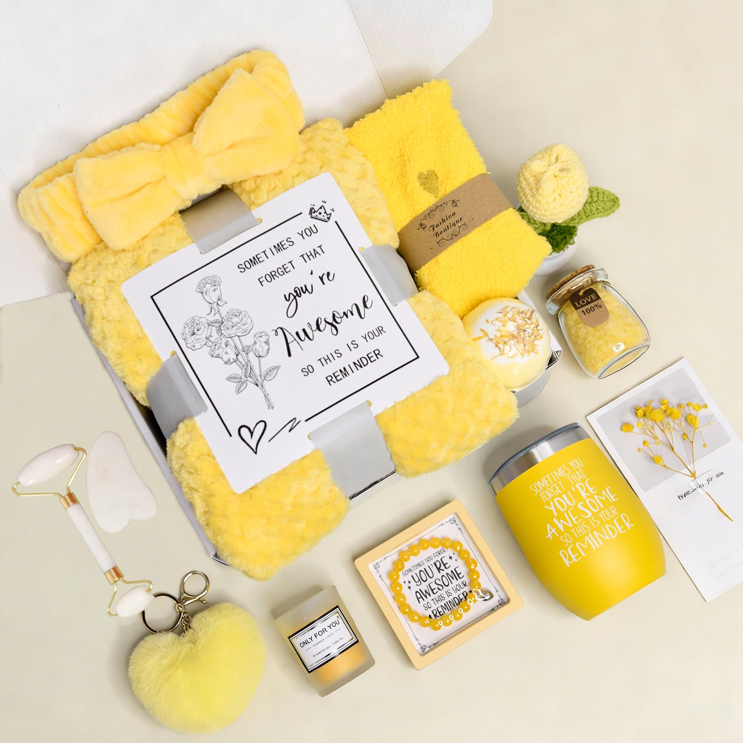 Self Care Gifts for Women, 16pcs Gift Baskets for Women Relaxing Spa Gifts Birthday Gift for Mom Care Package Valentines Day, Mothers Day, Christmas for Her Girlfriend Sister Wife