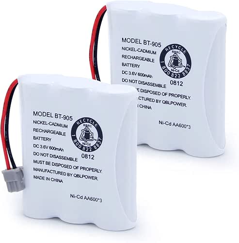BT905 BT-800 Cordless Phone Rechargeable Battery Compatible with Uniden BT-905