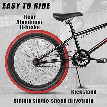 Amazon | cubsala 20インチ キッズバイク フリースタイル BMX