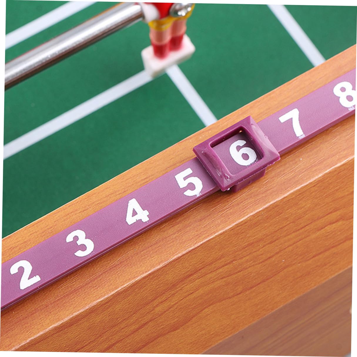 ULTECHNOVO Gioco da Tavolo Calcio Balilla Mini Sei Stecche in Mdf e Segnapunti, Portatile per Adulti, per Spazi Ridotti e Divertimento Desktop
