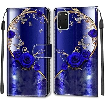 Mobile Phone Case for Samsung Galaxy S20 Plus Case Wallet Leather Card Slot Magnetic Dustproof Mobile Phone Flip Case Cover C