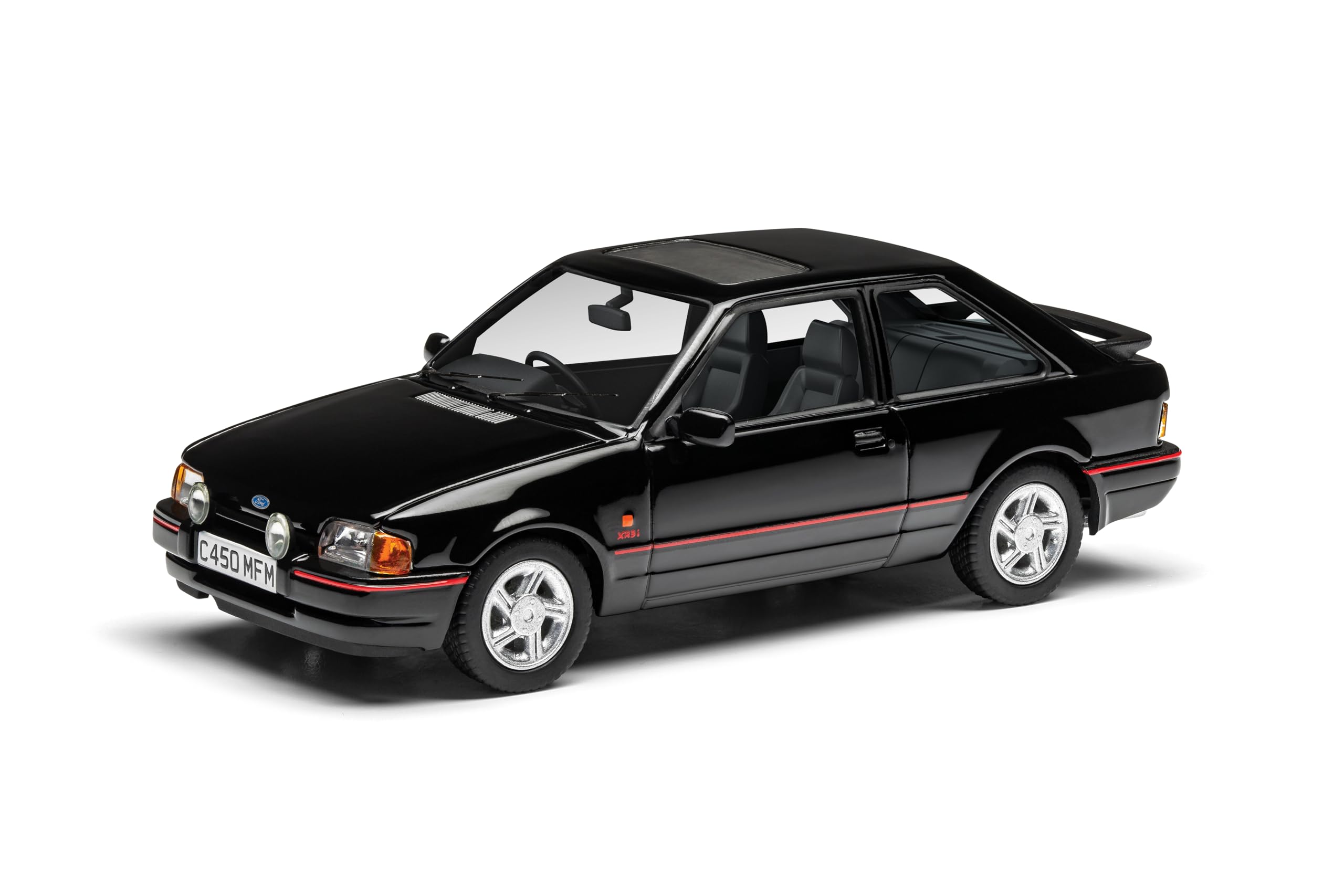 Corgi Va14307b Vanguards: Ford Escort Mk4 Xr3i 1:43 Diecast Model Black