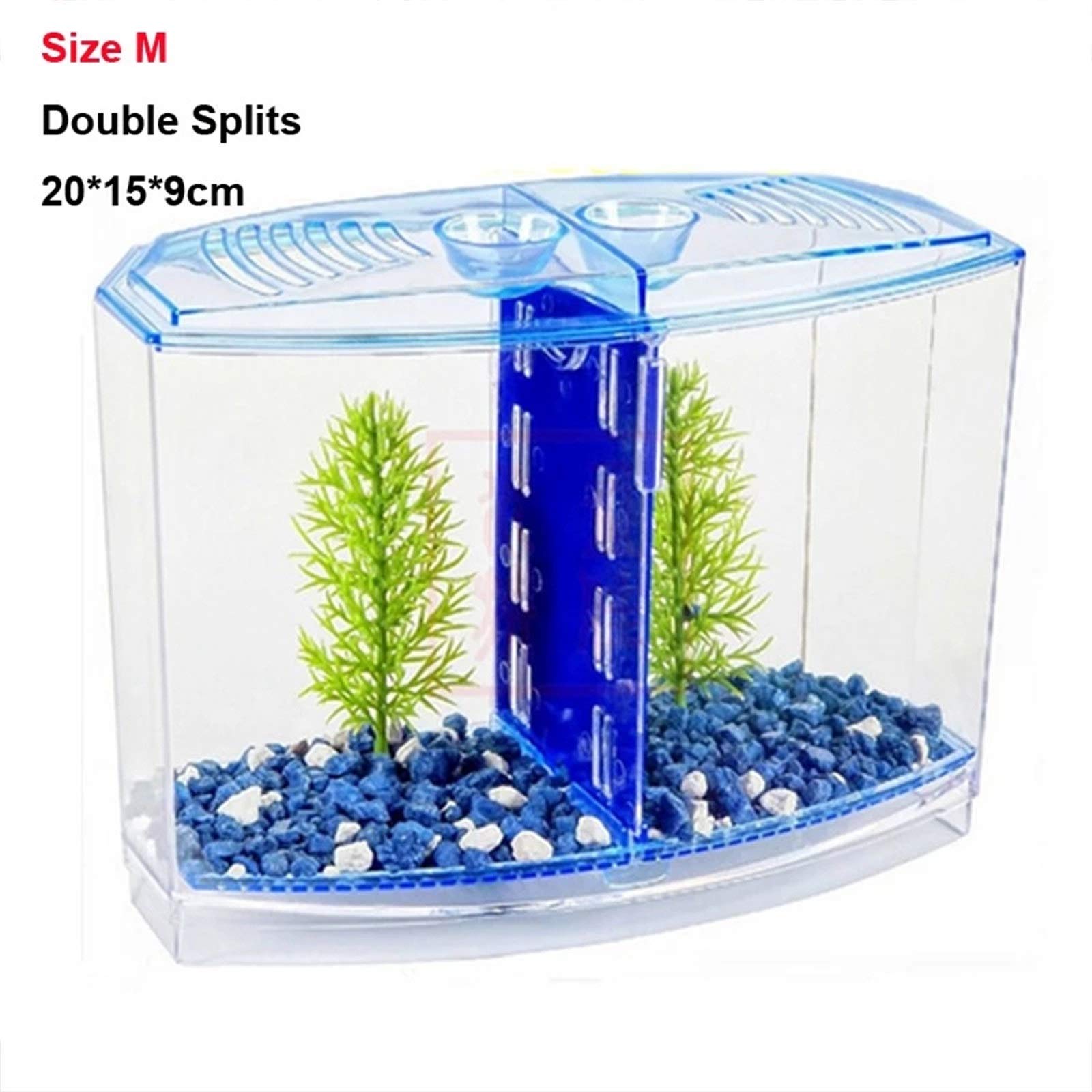 Amazon.co.jp: 水槽 ミニフィッシュタンク水族館ベータボックス透明な