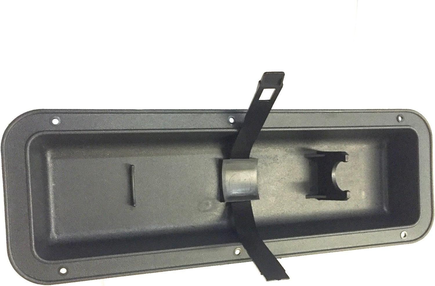 Black Fire Extinguisher Wall Mount Pocket Recessed Bracket Holder Hanger Boat RV