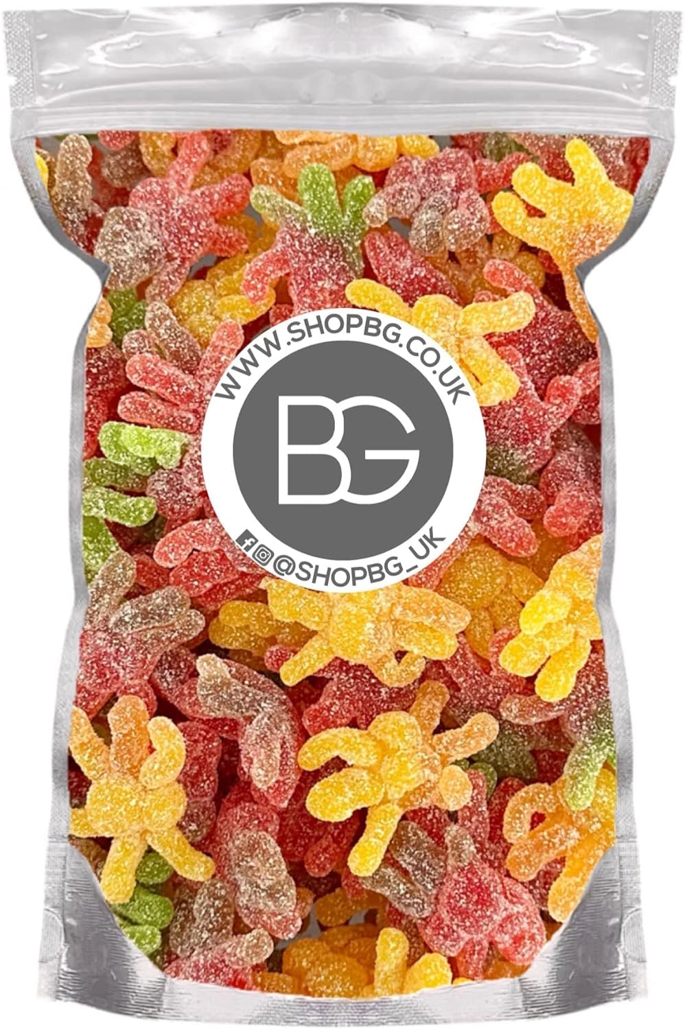 BG Pick & Mix Sweets Candy Pick n Mix Choose Your Sweetie Pouch 800g (- Fizzy Sour Spiders)