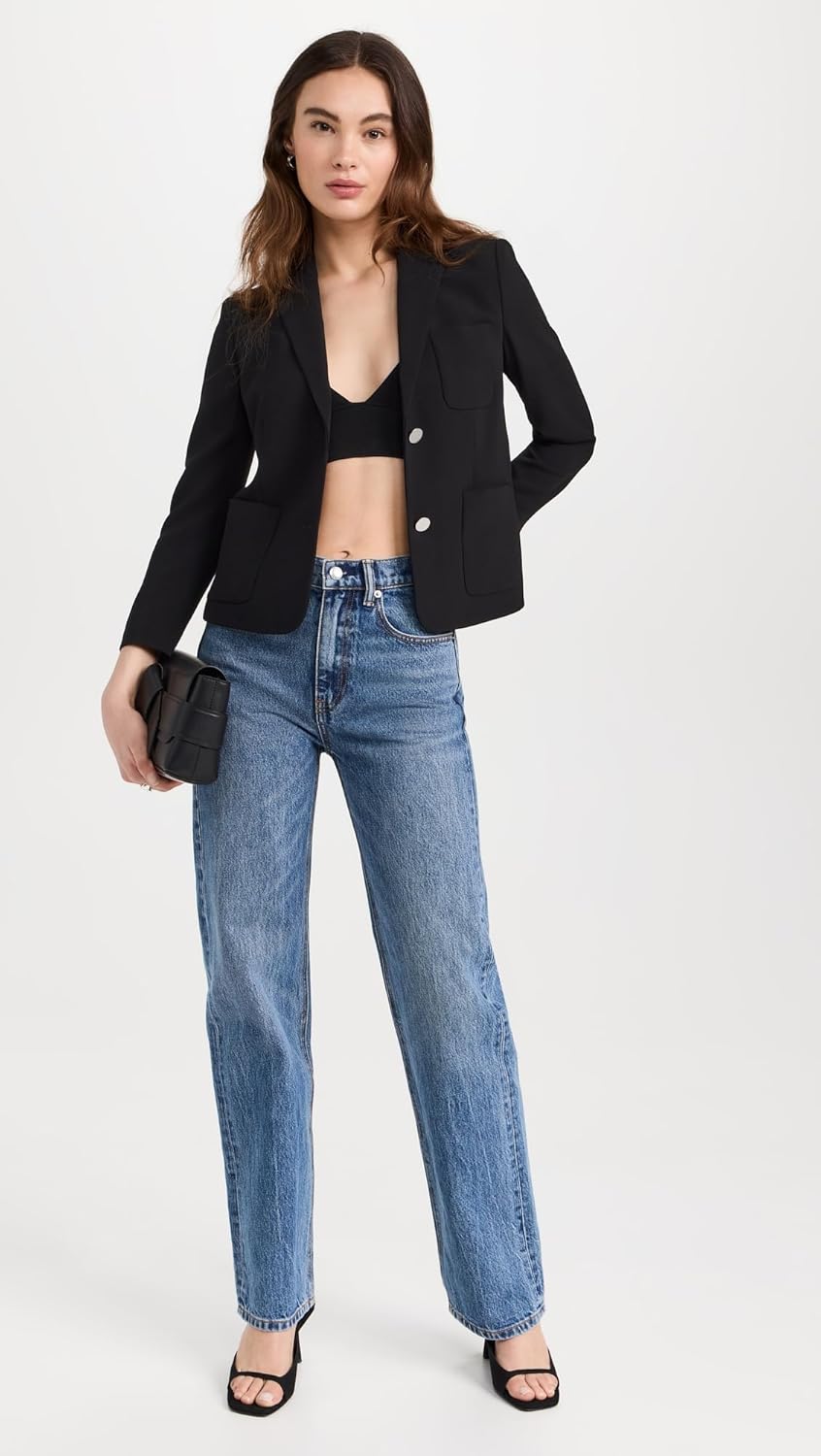 Theory Women's Shrunken Patch Pocket Jacket - Image 5