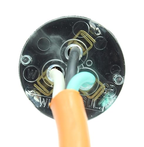 Miniatura 6 de Journeyman-Pro 515AN 15 Amp 120-125 voltios, NEMA 5-15P, 2 polos, 3 cables, hoja recta, enchufe macho de ángulo recto de 90 grados, salida de