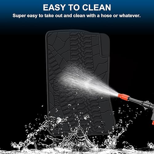 Miniatura 9 de Forros de carga personalizados para Jeep Wrangler JK Unlimited JKU 4 puertas Sahara Rubicon 2011 2012 2013 2014 2015 2016 2017 2018 alfombrillas de